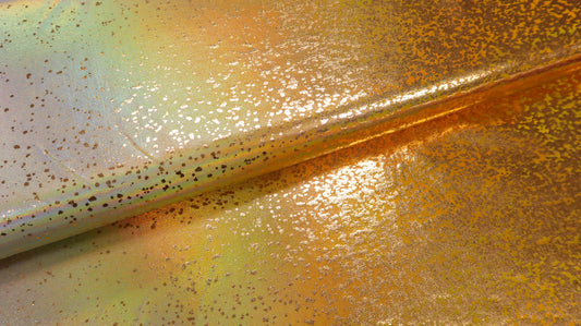 Glitter Lycra Duo Champagne Goud Soys Kantjeboord