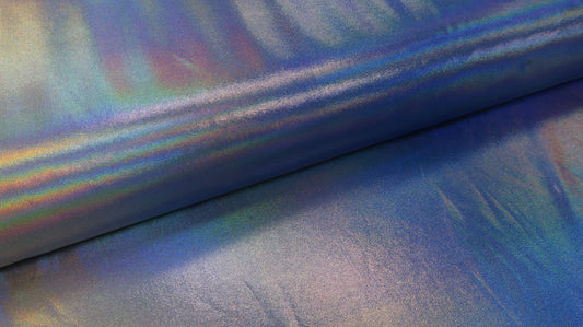 Glitter Lycra Duo Zilver Blauw Soys Kantjeboord