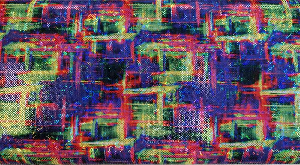Glitter Lycra Glitch Multi Soys Kantjeboord
