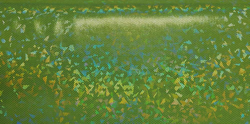 Glitter Lycra Groen Holografisch Soys Kantjeboord