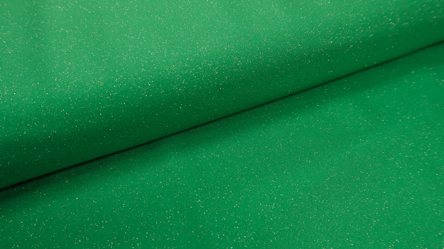 Glitter Lycra Groen Soys Kantjeboord