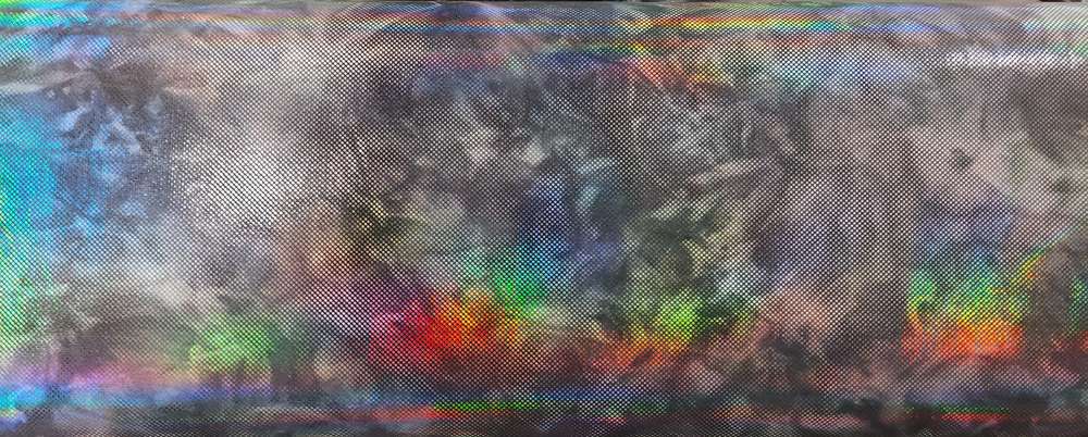 Glitter Lycra Holografisch Grijs Soys Kantjeboord