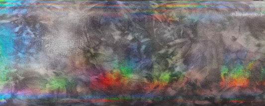 Glitter Lycra Holografisch Grijs Soys Kantjeboord