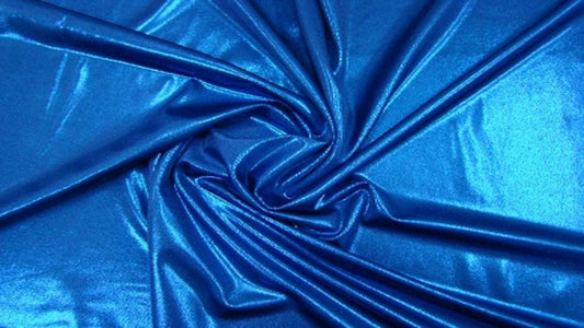 Glitter Lycra Metallic Blauw Soys Kantjeboord