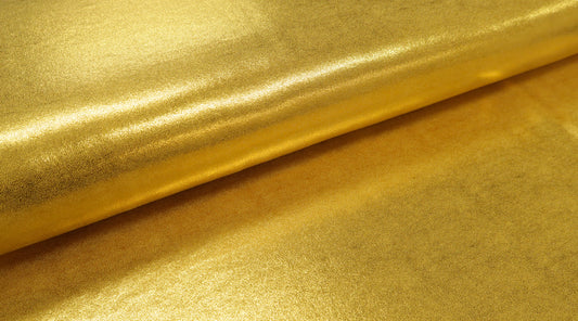 Glitter Lycra Metallic Goud Soys Kantjeboord