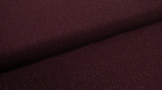 Glitter Lycra Midnight Bordeaux Soys Kantjeboord