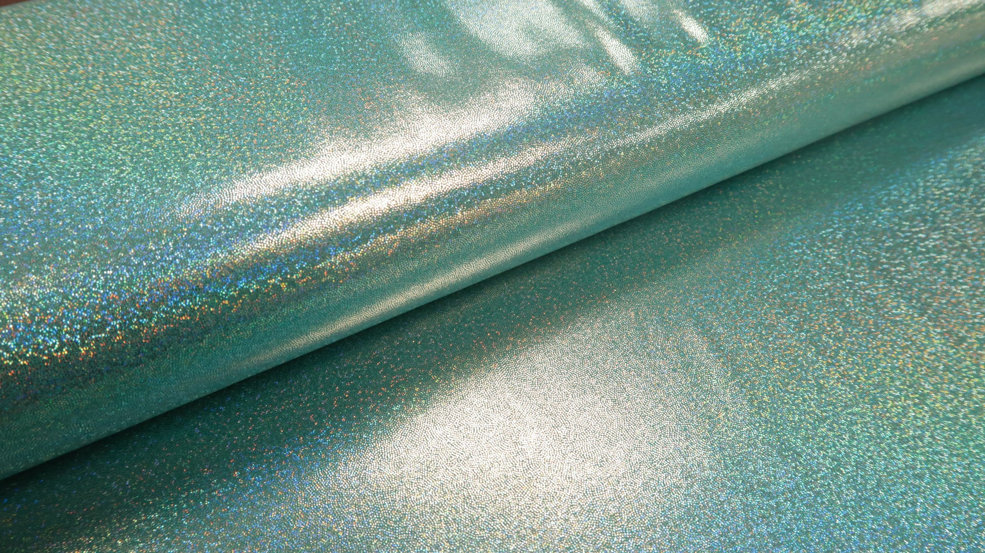 Glitter Lycra Mint Multi Soys Kantjeboord