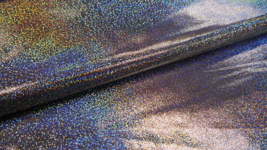 Glitter Lycra Silver Multi Soys Kantjeboord
