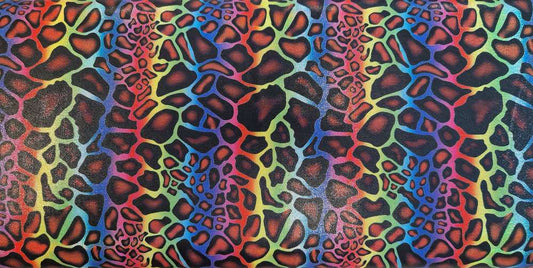 Glitter Lycra Slangenprint Holografisch Soys Kantjeboord