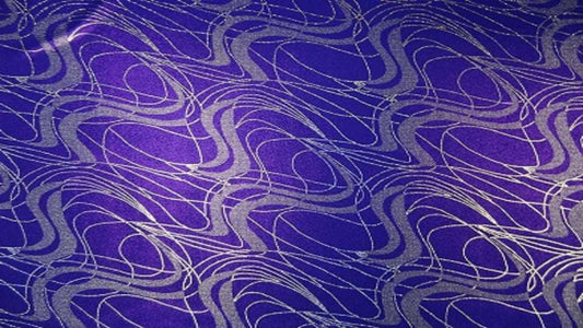Glitter Lycra Swirl Paars Soys Kantjeboord