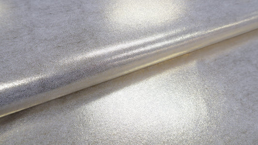 Glitter Lycra Zilver Wit Soys Kantjeboord