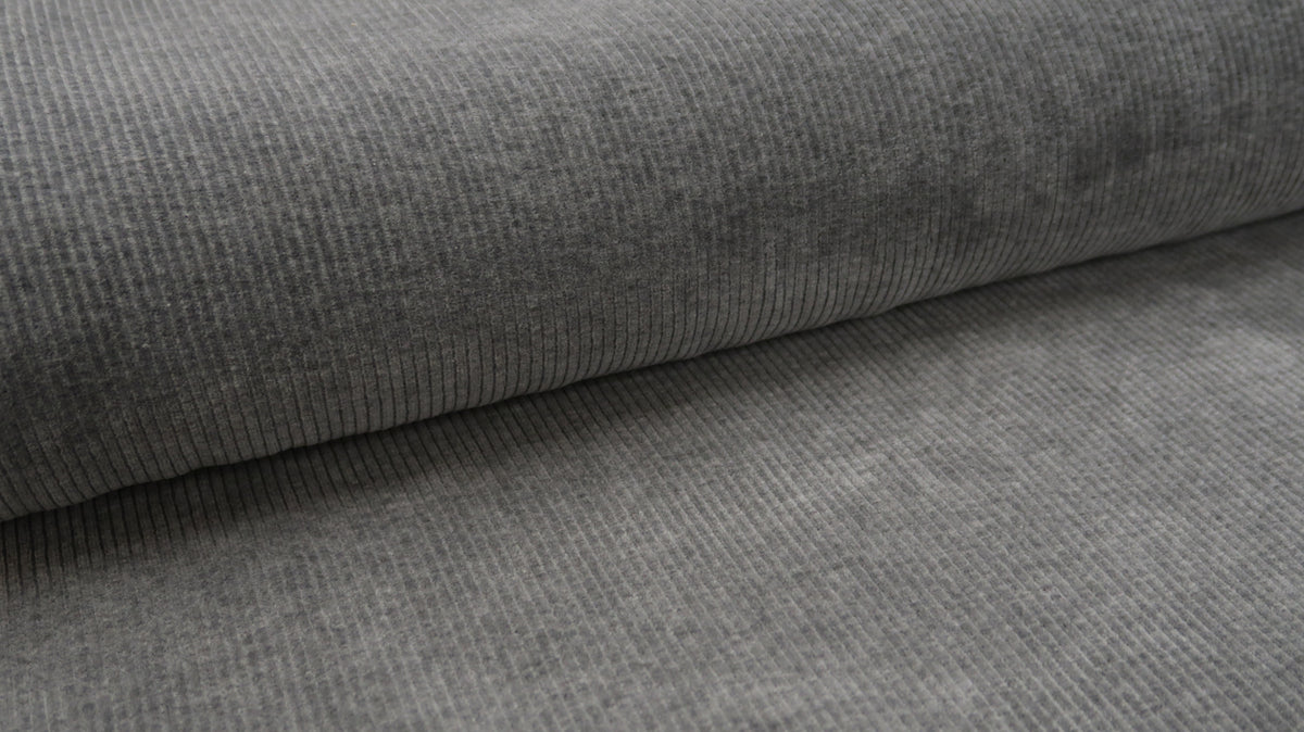 Jersey Corduroy Florida Mid Grey Melange Soys Kantjeboord