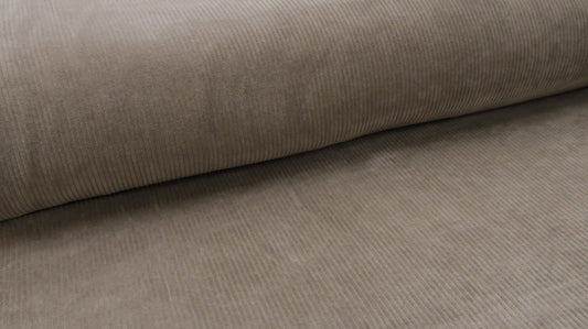 Jersey Corduroy Florida Taupe Soys Kantjeboord