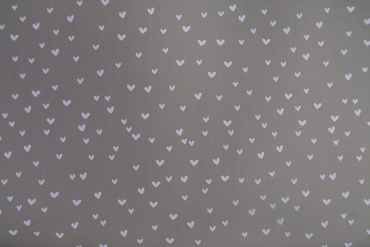 Katoen Poplin Mini Heart Grey Soys Kantjeboord