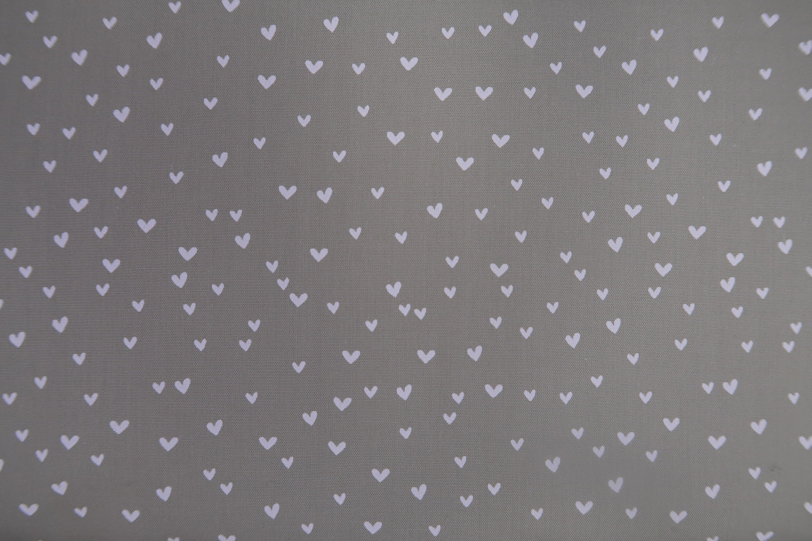 Katoen Poplin Mini Heart Grey Soys Kantjeboord