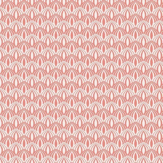 Katoen Poplin Print Art Deco Dusty Pink Soys Kantjeboord