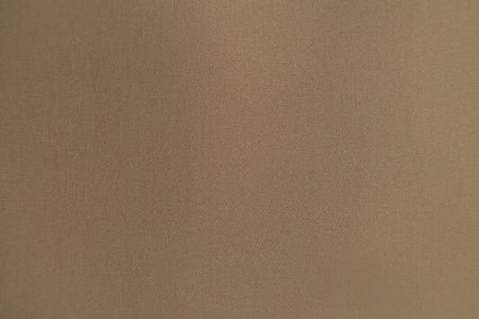 Katoen Poplin Uni Earth Khaki Soys Kantjeboord