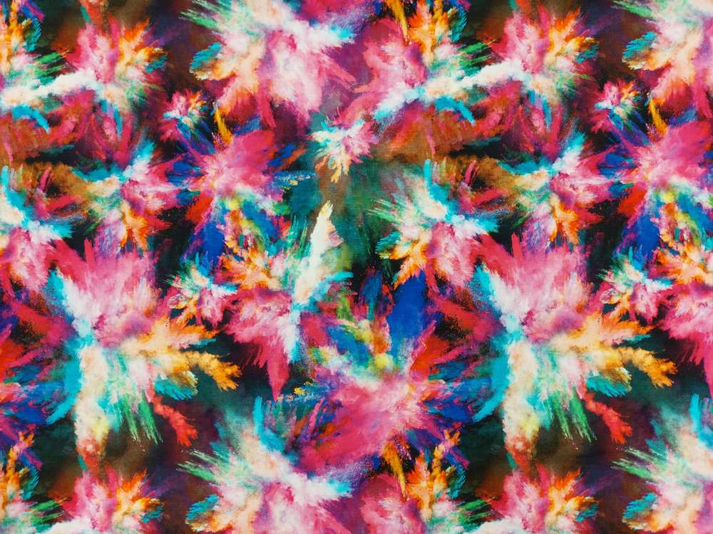 Katoenen Lycra Tie-Dye Soys Kantjeboord