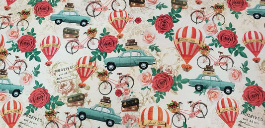 Katoenen Lycra Vintage Reisje Soys Kantjeboord
