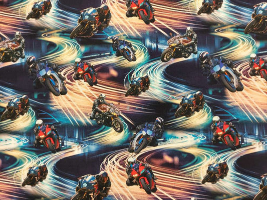 Katoenen Lycra Wolven Soys Kantjeboord