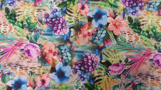 Mesh Bloemenprint Soys Kantjeboord