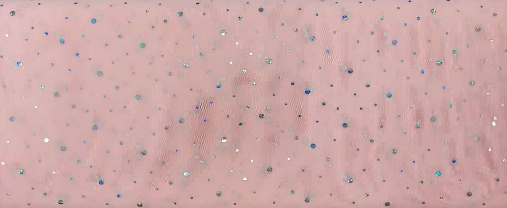 Mesh Glitter Lichtroze Soys Kantjeboord