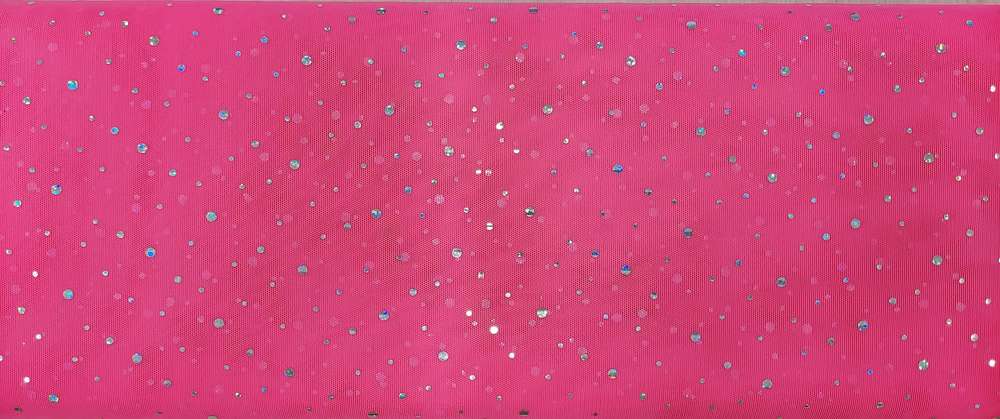 Mesh Glitter Roze Soys Kantjeboord