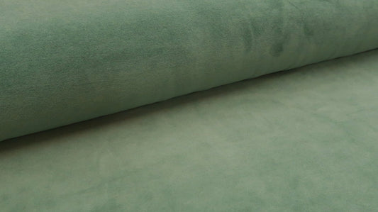 Nicky Velours Uni Dark Dusty Mint Soys Kantjeboord