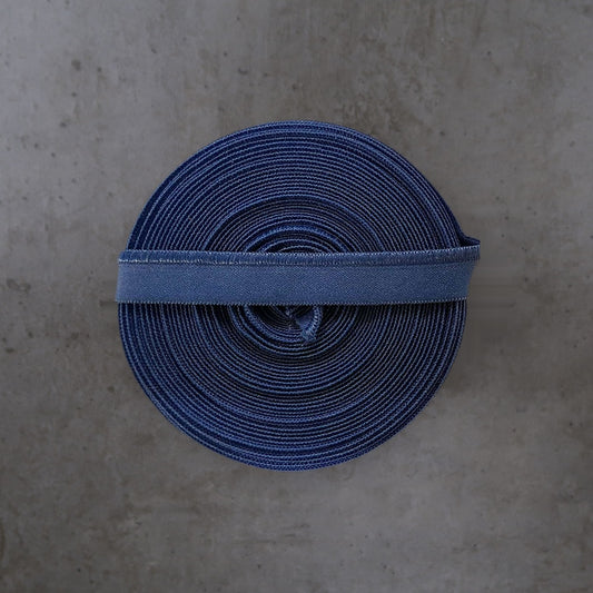 Picot Denimblauw Kartel Mat Soys Kantjeboord
