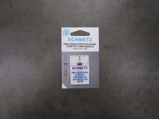 Schmetz Tweelingnaald Stretch 4,0/75 Soys Kantjeboord