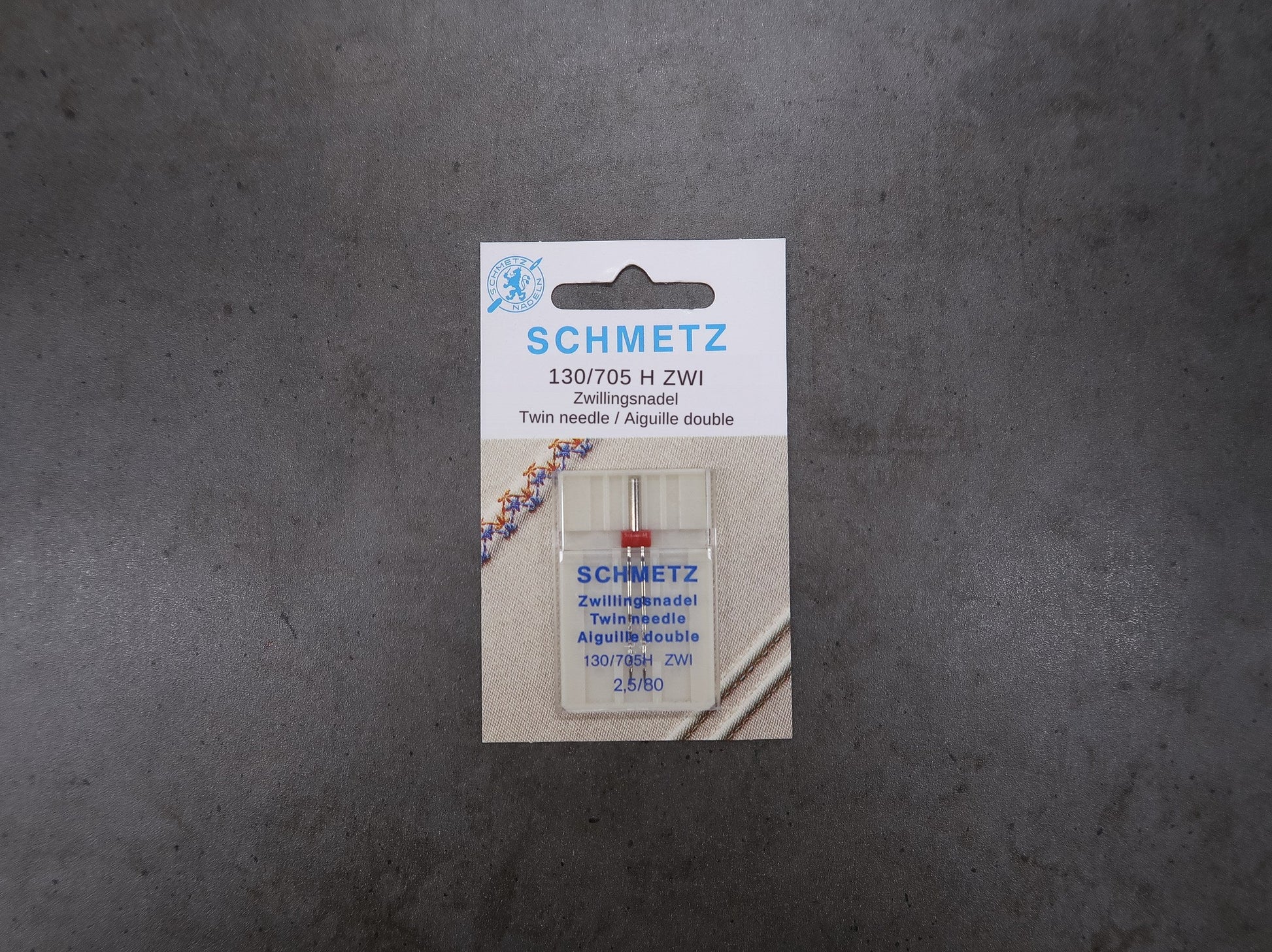 Schmetz Tweelingnaald Universeel 2,5/80 Soys Kantjeboord