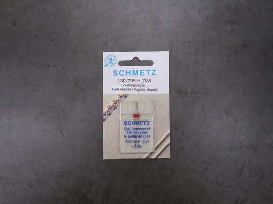 Schmetz Tweelingnaald Universeel 2,5/80 Soys Kantjeboord