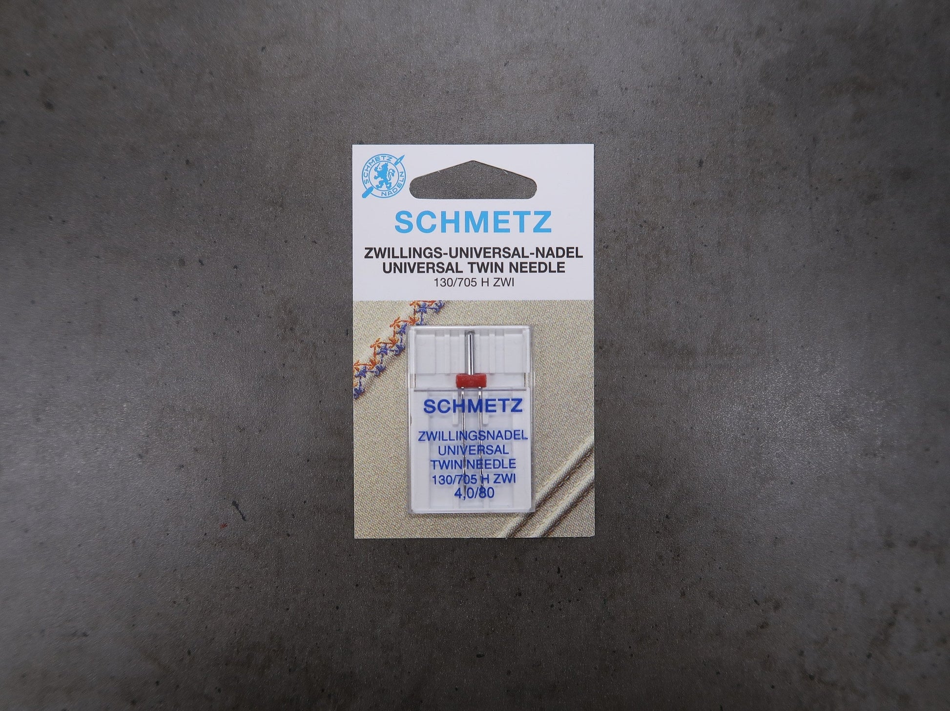 Schmetz Tweelingnaald Universeel 4,0/80 Soys Kantjeboord
