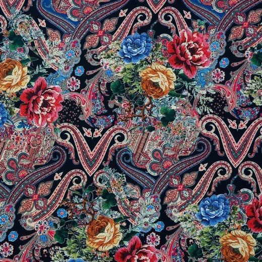 Soft Skin Paisley Zwart Soys Kantjeboord