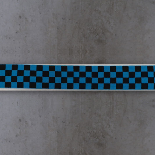 Taille Elastiek Breed Blauw Zwart Geblokt Soys Kantjeboord