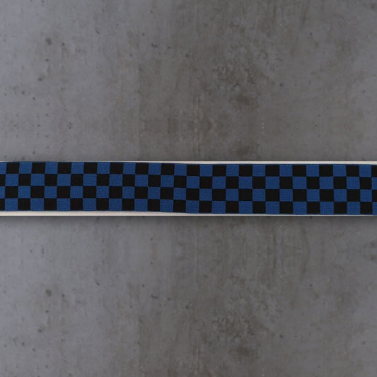 Taille Elastiek Breed Donkerblauw Zwart Geblokt Soys Kantjeboord