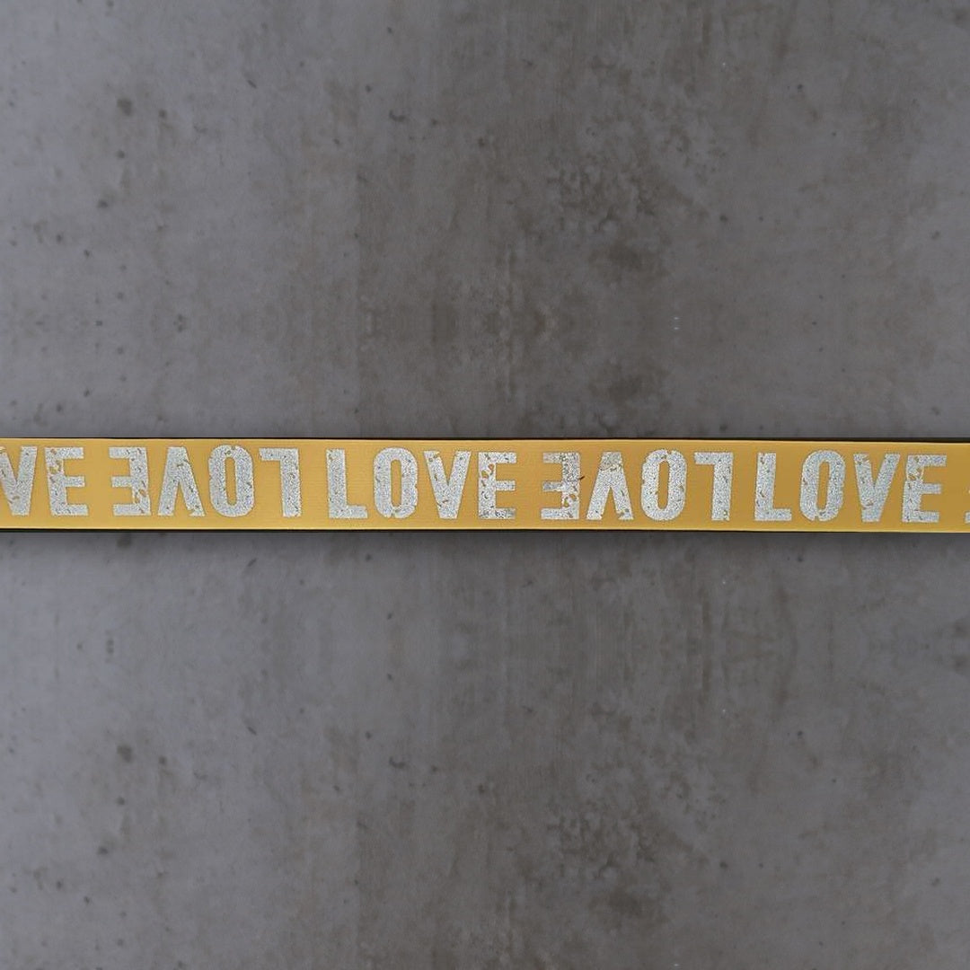 Taille Elastiek Breed Geel Love Soys Kantjeboord