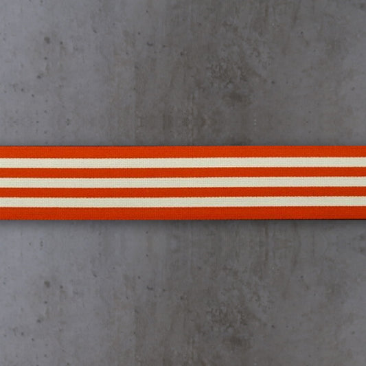 Taille Elastiek Breed Rood Gestreept Soys Kantjeboord