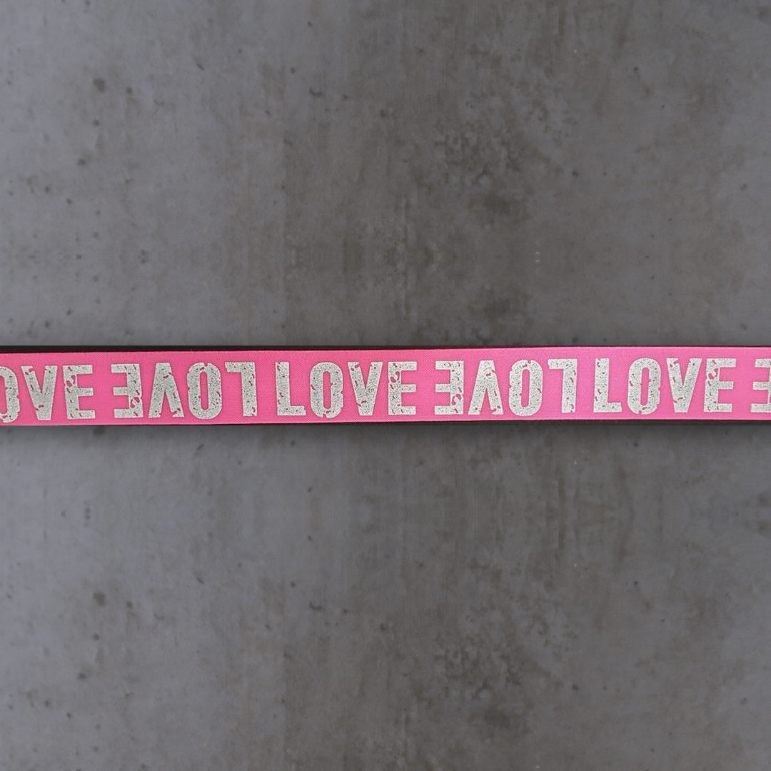 Taille Elastiek Breed Roze Love Soys Kantjeboord