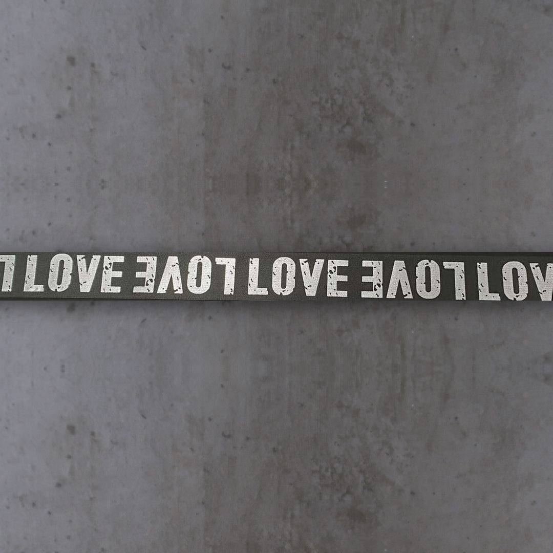 Taille Elastiek Breed Zilver Love Soys Kantjeboord