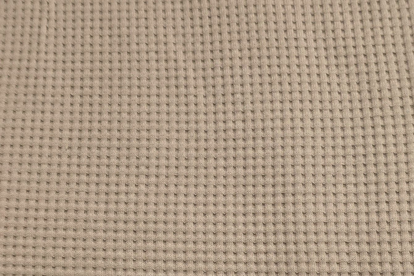 Wafeldoek Taupe Soys Kantjeboord
